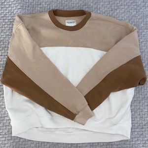 Color block sweatshirt